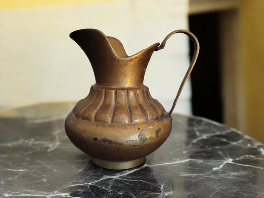 Antique Brass Pitcher