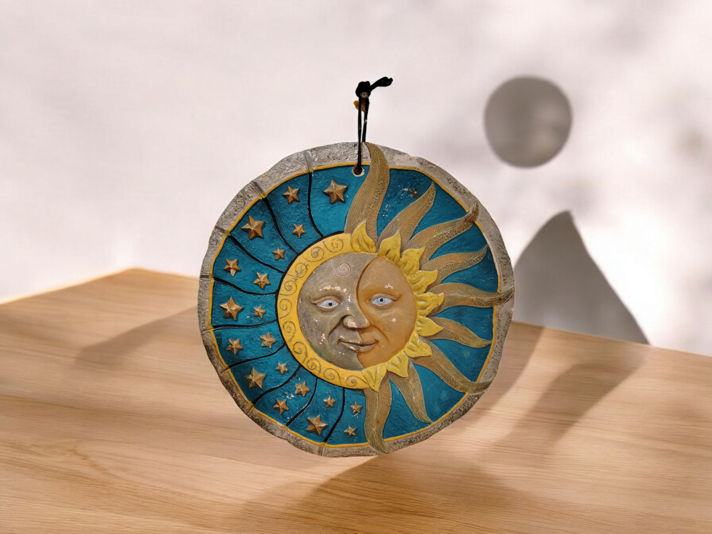 Hand Painted Sun and Moon